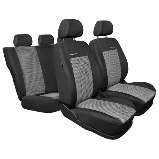 Чехлы на сиденья FIAT DOBLO III FL 5, полностью адаптированные к P2