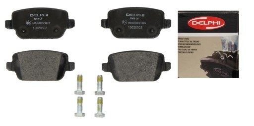 LP1969 - для FORD MONDEO IV MK4 галактика гальмівні колодки ззаду