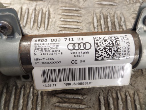 Dachvorhang Airbag Airbag AIRBAG links AUDI Q5 8R 8R0880741H