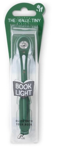 Темно-зелена книжкова лампа