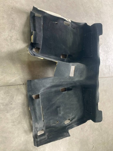 Mercedes E W207 carpet mats rear part rear