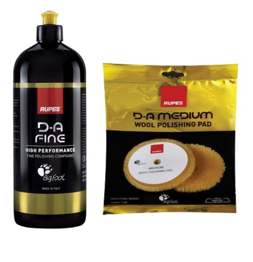 RUPES ПОЛИРОВАЛЬНЫЙ НАБОР ПАСТА 1Л + МЕХ ПОЛИРОВКА
