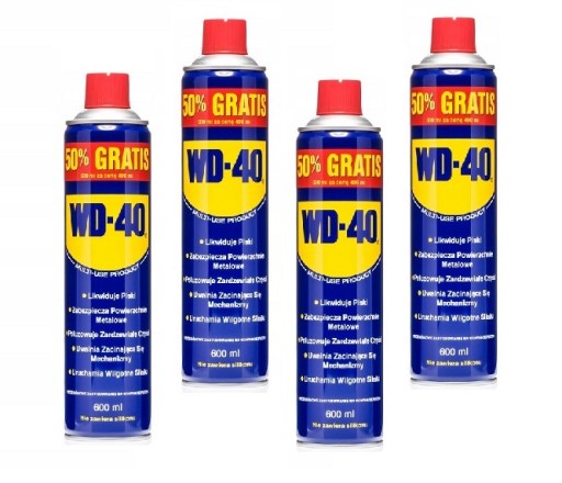 WD-40 600ML многофункциональный препарат для удаления ржавчины