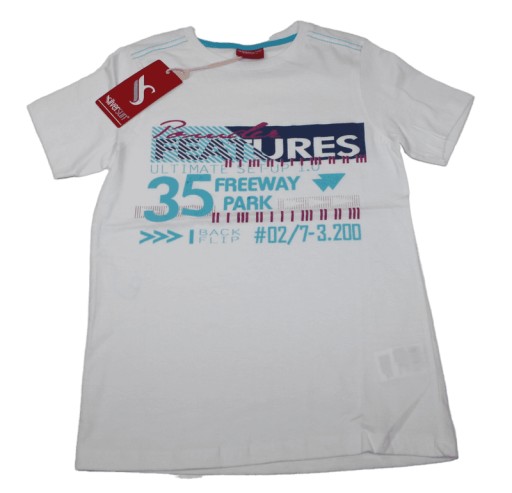 koszulka t-shirt SILVERSUN 7-8 lat 128 cm