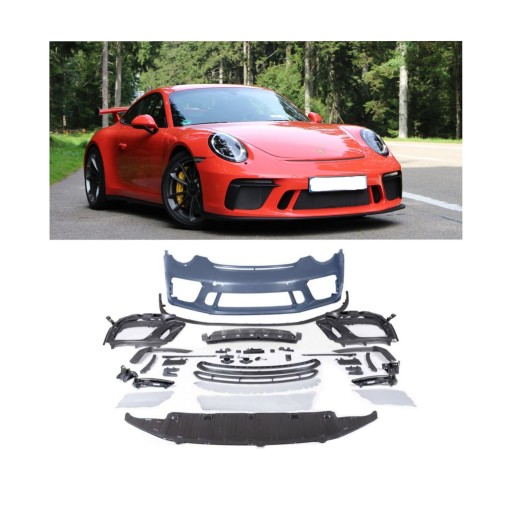 AE911LCI - PORSCHE 911 GT3 БАМПЕР 2013-2019 (991) POLIFT