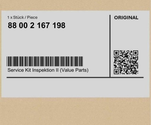 88002167198 2167198 - Набір сервоприводів Огляд II (цінні частини) BMW Кабріолет R52 R50