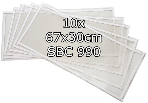 10 x 67X30 защитная пленка для стекла пескоструйной машины 990L