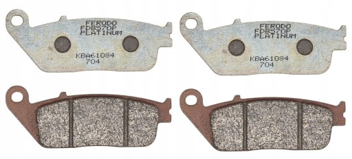 FDB570P - ТОРМОЗНЫЕ КОЛОДКИ FERODO HONDA CBF 1000 2006-11