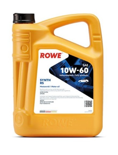 ROWE HIGHTEC SYNTH RS OIL 10W-60 5л ROWE ACEA A3/
