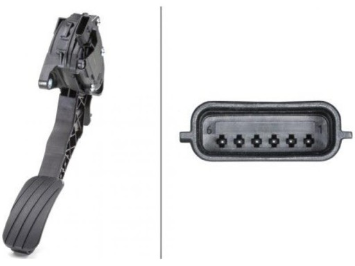 6PV 009 - HELLA 6PV009978781-ДАТЧИК ПОЛОЖЕННЯ ПЕДАЛІ ГАЗУ