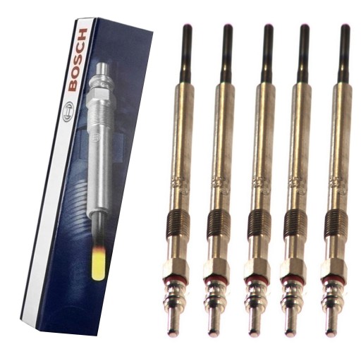 0 250 - 5 свічок розжарювання bosch для volvo d5244 xc90 xc60 s60