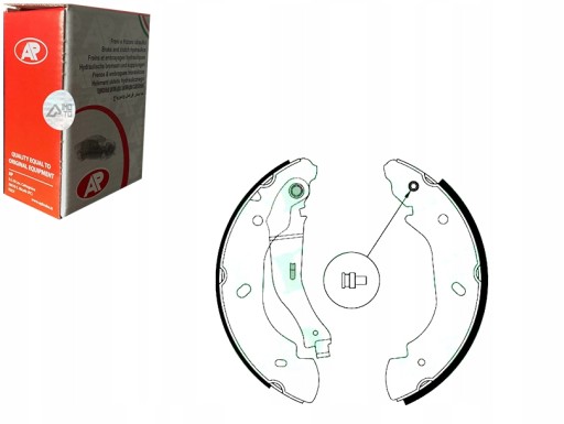 08580 - ТОРМОЗНЫЕ КОЛОДКИ AP FORD TRANSIT VAN BUS