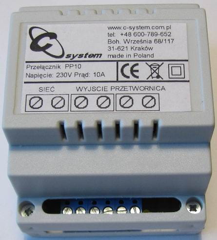 PP20 - Рпереключатель инверторная сеть 20а