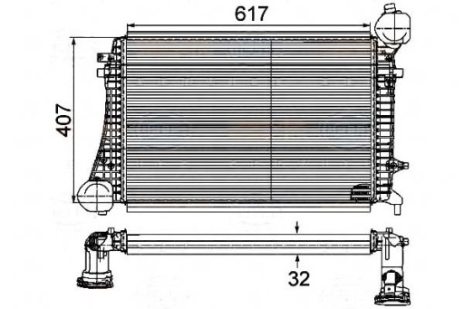 8ML 376 - ІНТЕРКУЛЕР BEHR HELLA 1K0145803G 1K0145803R