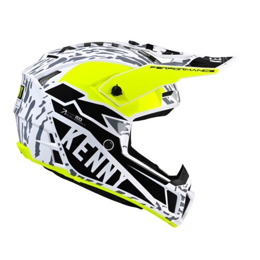 ШЛЕМ KENNY RACING CROSS/ENDURO МОДЕЛЬ PERFORMANCE MIPS STONE BLACK/BIRD