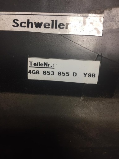 IDEALNA left moulding threshold AUDI A7 4G8 C7 1