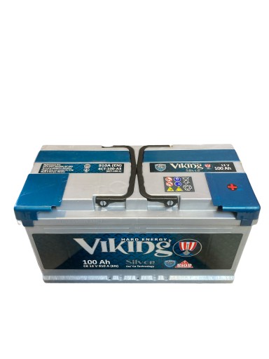 VKS100 - АККУМУЛЯТОР VIKING SILVER 100AH 910A P+ КЕЛЬЦЕ