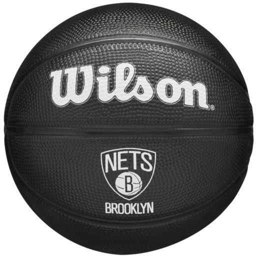 Міні баскетбольний м'яч Wilson Brooklyn Nets Black, розмір 3