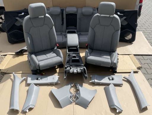 Sitze Seiten AUDI Q5 LIFT 80A Leder ALCANTARA ELEKTRYKA GRZANE neu