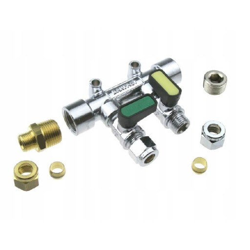 GB418 - ДВОЙНОЙ БЫСТРОЗАКРЫВАЮЩИЙСЯ КЛАПАН 8 ММ ГАЗБАНК