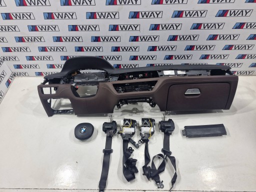 BMW 7 G11 G12 dashboard instrument panel MOKKA airbag KOMPLET HEAD UP HUD EUROPA
