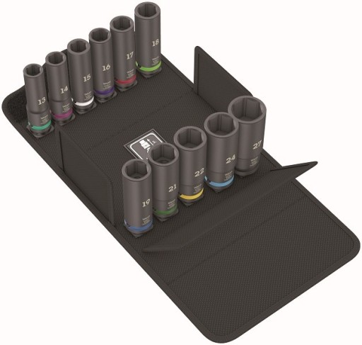 НАБІР ІМПАКТОР DEEP 1, НАБІР ТОРЦОВИХ КЛЮЧІВ З 11 ЧАСТЕЙ.