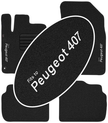 Peugeot 407 2004-2011 автомобильные коврики