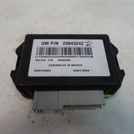 OPEL ANTARA 2.0D control unit of the gas 25843242
