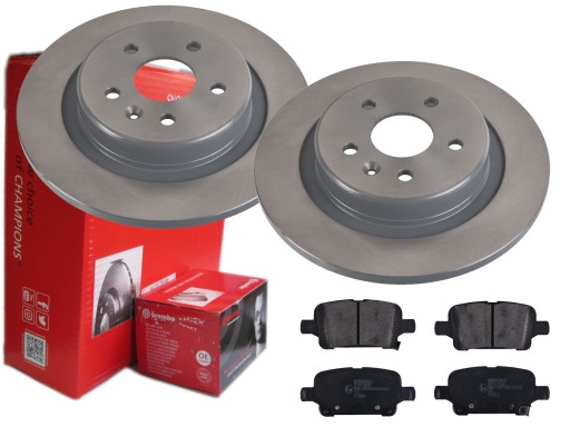 ДИСКИ BREMBO ЗАДНІ OPEL ASTRA K 288MM