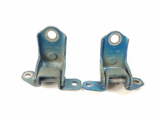 FORD FIESTA MK7 hinge hinges door left rear part KOMPLET blue RLL RUL