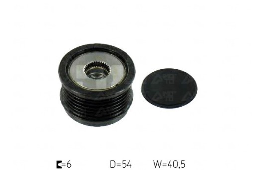 03211 - Шків генератора fiat 1.9d 2.0 multijet skf