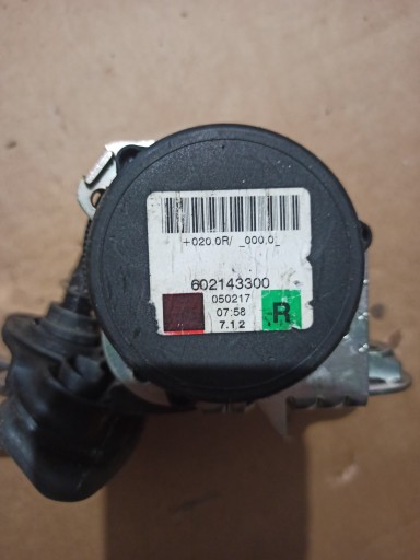 OPEL ASTRA H 1.7 CDTI GURTEN SICHERHEITS RECHTS HECK 602143300