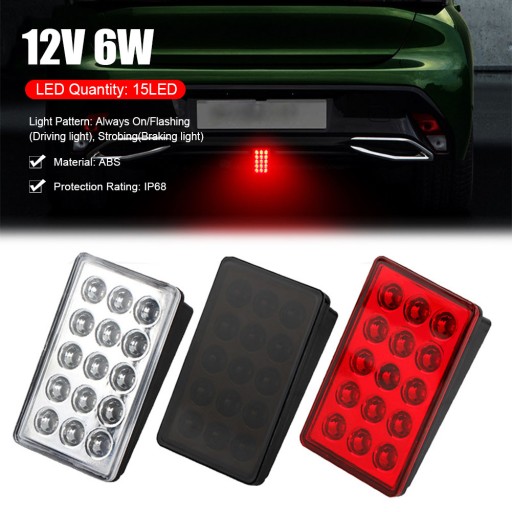 6935466220454 - Автомобиль светодиодный тормоз дистанционного управления свет 15leds свет