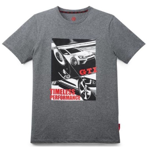 Оригинальная футболка VW GTI. XL серый