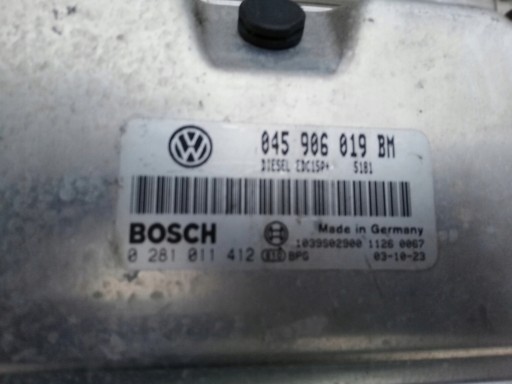 computer SKODA FABIA 1.4 TDI 2005 045906019BM