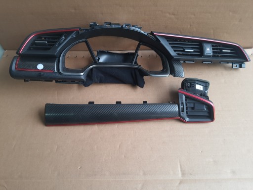 17-> - HONDA CIVIC X TYPE-R 17 - > ДЕКОР CARBON