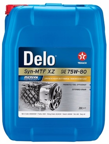 Texaco delo syn-mtf xz 75w80 пак 20л