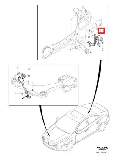 Czujnik Poziomowania Ksenonów Volvo V60 I 11-18R Za 713 Zł Z Poznań - Allegro.pl - (9752344902)