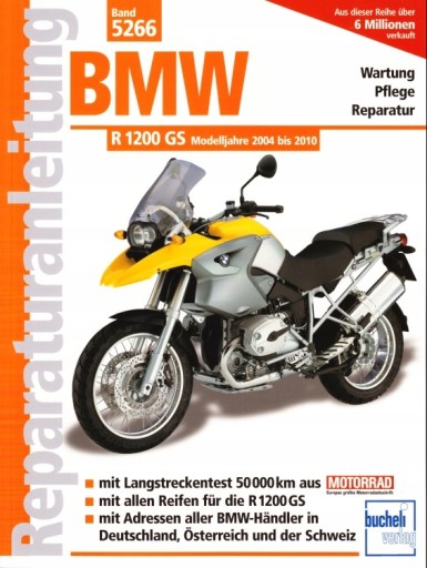 BMW R 1200 GS 2004-2010 посібник з ремонту Bucheli