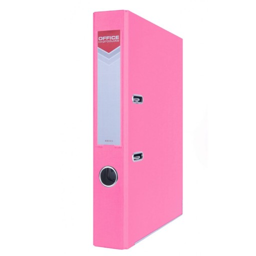 Швидкозшивач А4 55 мм, картон 25 шт., рожевий