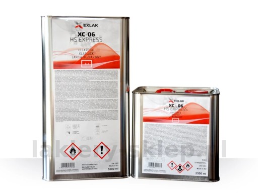 CLEAR COAT VHS EXPRESS XC-06 EXLAK 5L + 2,5 шт.