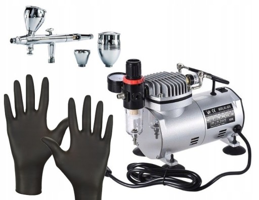 Аерограф TG186K з компресором для моделювання нігтів