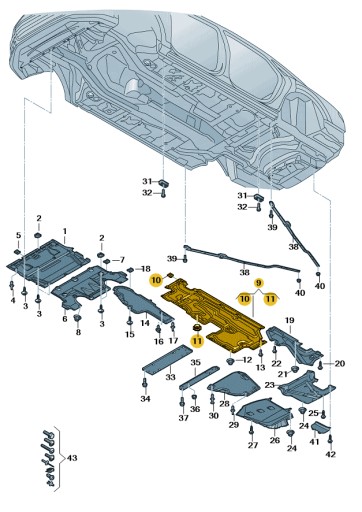 4N4825207E - ЦЕНТРАЛЬНА НАКЛАДКА ПІДЛОГИ ЛІВА СТОРОНА AUDI A8 D5 ДИЛЕР ОРИГІНАЛ НОВИЙ