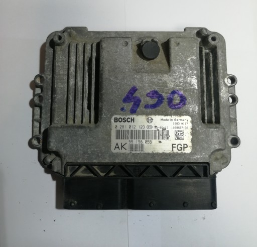 18830117 - Контроллер компьютера opel 0281012123 5519805 ak5