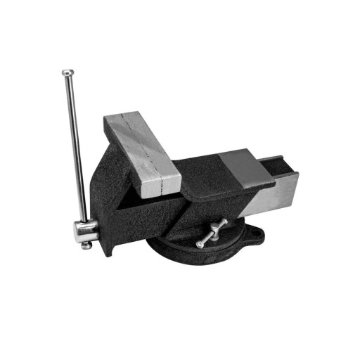 Тиски слесарные 150мм стальные поворотные закаленные