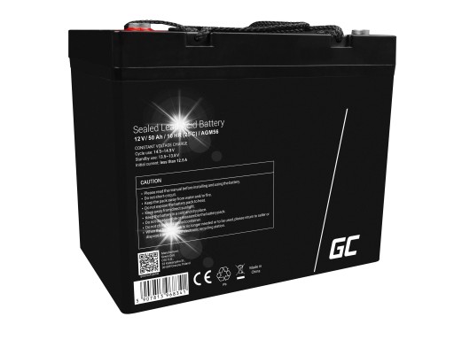 Аккумулятор agm vrla 12 в 50 ач лодки солнечные панели инвалидные коляски ибп зеленые ячейки