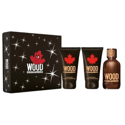 dsquared² wood for him woda toaletowa 100 ml   zestaw 