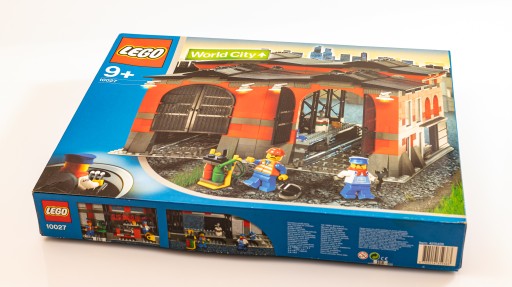 olie Fortære Tradition LEGO City 10027 Train Engine Shed 9V NOWY 10605061169 - Allegro.pl