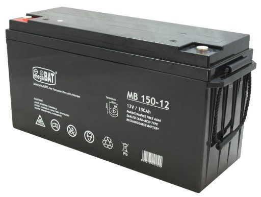 Гелевый аккумулятор agm vrla 12 в 150 ач mb 150-12
