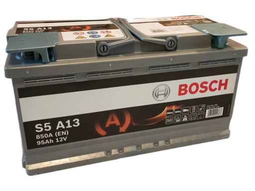 BOS0092S5A130 - Акумулятор AGM 12V 95ah 850A + P Bosch start stop